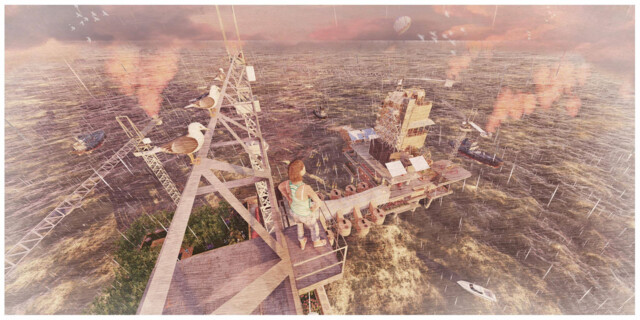 Proximity Island – Architectural Ideas for Repurposing Oil rigs