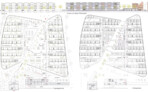 Schnitt B, Ansicht von Westen (Planstraße) Eingangsgeschoss, 1. Obergeschoss