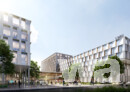 1. Preis: Der neue offene Haupteingangsbereich des Klinikums, © HENN/C.F. Møller Architects