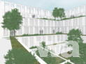 1. Preis: Zahlreiche Gärten und Terassen für eine erhöhte Aufenthaltsqualität, © HENN/C.F. Møller Architects