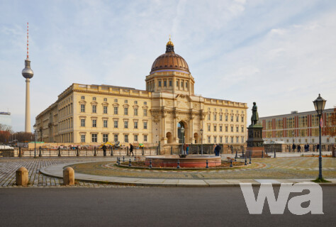 Wiedererrichtung des Berliner Schlosses, Bau des Humboldt-Forums im Schlossareal