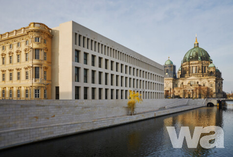 Wiedererrichtung des Berliner Schlosses, Bau des Humboldt-Forums im Schlossareal