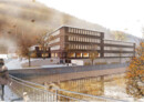 Visualisierung des Neubaus der Kriminalpolizeidirektion und des Polizeireviers Calw / Foto: bez kock architekten