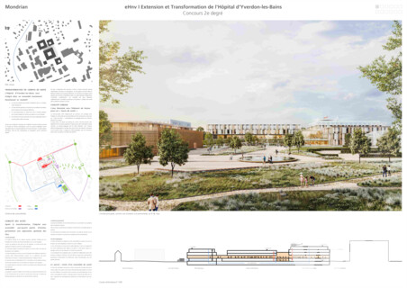 Erweiterung und Umbau Krankenhaus Yverdon-les-Bains / ﻿Extension et transformation de l'Hôpital