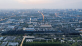 Vogelperspektive aus Süden, Bestand © gmp Architekten