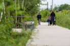 Gewinner Bayerischer Landschaftsarchitektur-Preis 2020 + Auszeichnung | Kategorie: Wohnumfeld | Baumkirchen Mitte in München | Entwurfsverfasser: mahl gebhard konzepte, München | © Laura Loewel