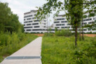 Gewinner Bayerischer Landschaftsarchitektur-Preis 2020 + Auszeichnung | Kategorie: Wohnumfeld | Baumkirchen Mitte in München | Entwurfsverfasser: mahl gebhard konzepte, München | © Laura Loewel