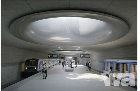 Gestaltung des neuen U-Bahnhofs Martinsried