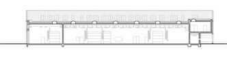 Service- und Logistikzentrum | Längsschnitt