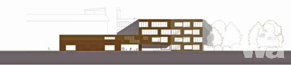 ﻿Erweiterung der Kaiserin-Theophanu-Schule | © 1. Preis AFF Ges. von Architekten mbH, Berlin | Topotek 1 GmbH, Berlin