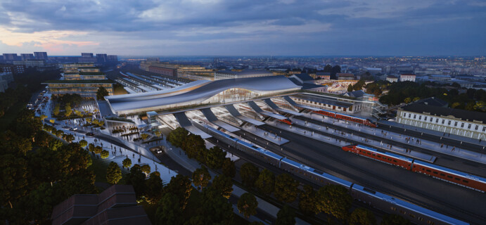 Redevelopment of the Vilnius railway station