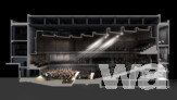 Schnitt Perspektive Längs - Konzertsaal | © gmp Architekten