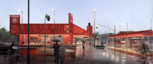 2. Preis: Gössler Kinz Kerber Schippmann Architekten BDA, Hamburg | Visualisierung Überarbeitungsphase