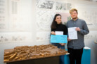 Elena Groger und Jonas Kallenbach wurden für ihre Ideen zum Kölner Hansaplatz als Ort mit Veedelcharakter gewürdigt. (Foto: Heike Fischer/TH Köln)