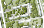 Lageplan (© Holzer Kobler Architekturen GmbH, Prof. Barbara Holzer; A24 Landschaftsarchitektur GmbH, Jan Grimmek, Steffan Robel)