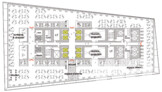 Finalist Dominique Perrault Architecte, Paris Ebene +70  Amenagement Burau Cloisonne  M. 1:1.750