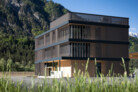 Holzbaupreis | Kategorie gewerbliche Bauten: VERTIKAL · Bürogebäude Steinfeld · Planung: ATP architekten ingenieure, Innsbruck · Foto: © Tom Bause