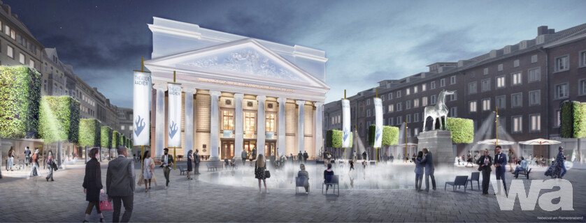 Umgestaltung Theaterplatz mit Kapuzinergraben und Theaterstraße bis Borngasse