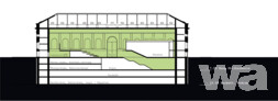 Schnitt Marstallgebäude – hautau.winterhalter:architekten, Freiburg | © Schnitt Marstallgebäude – hautau.winterhalter:architekten, Freiburg