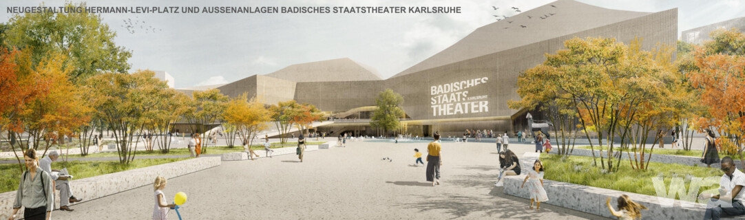Neugestaltung Hermann-Levi-Platz und Außenanlagen Badisches Staatstheater