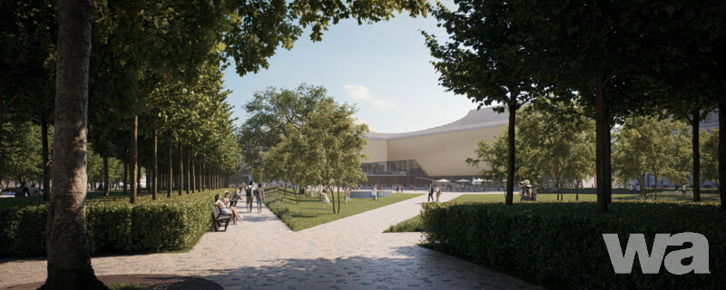 Neugestaltung Hermann-Levi-Platz und Außenanlagen Badisches Staatstheater