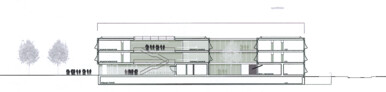 Schnitt 1-1 – 1. Preis  Hausmann + Müller, Köln · Tilman Latz, Kranzberg | © Schnitt 1-1 – 1. Preis  Hausmann + Müller, Köln · Tilman Latz, Kranzberg