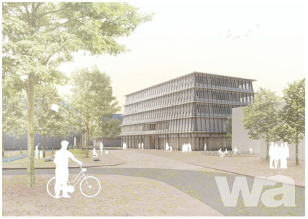 Neubau des Rathauses Waldkraiburg mit Neugestaltung des Rathausumfelds
