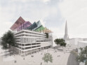 Entwurf der Gruppe 2: „Vertical Agora“ © aac Academy for Architectural Culture