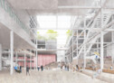 Entwurf der Gruppe 4 „Continuous Landscape“ © aac Academy for Architectural Culture