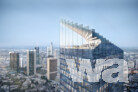 1. Preis: Ferdinand Heide Architekt, Frankfurt am Main | Turmabschluss Turm A mit einer für die Öffentlichkeit zugänglichen „Skyhall" | Foto: © Nightnurse Images AG, Zürich