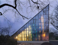2. Platz Publikumspreis: Sanierung ev. Stephanuskirche und Neubau Gemeindezentrum, Köln · Zeller Kölmel Architekten · Foto: © Nikola Tace