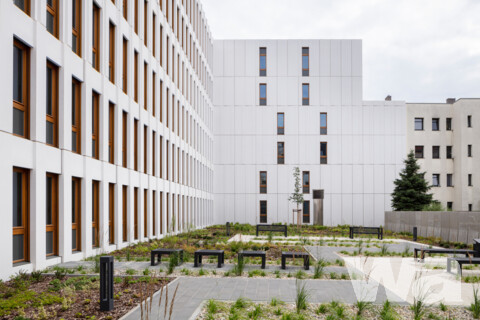 Justizzentrum Leipzig, 1.BA Staatsanwaltschaft – Neubau und Sanierung/Umbau ehemalige JVA | © HGEsch Photography