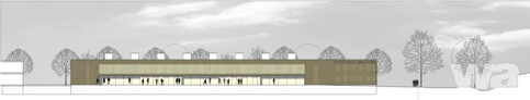 Zentrum für angewandte Sportwissenschaft und Technologie sowie Neubau einer Vierfachsporthalle | © 3. Preis: Architekt Helmut Mack, Fellbach