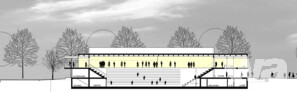 Zentrum für angewandte Sportwissenschaft und Technologie sowie Neubau einer Vierfachsporthalle | © 3. Preis: Architekt Helmut Mack, Fellbach