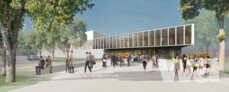 Zentrum für angewandte Sportwissenschaft und Technologie sowie Neubau einer Vierfachsporthalle | © 5. Preis: B19 Architekten, Weimar