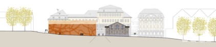 Informationszentrum der Hochschule für Wirtschaft und Umwelt | © 3. Preis: hammeskrause architekten, Stuttgart