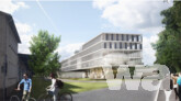 1. Preis HHS Planer + Architekten AG Hegger · Hegger · Schleiff, Kassel, Blick vom Kulturbahnhof