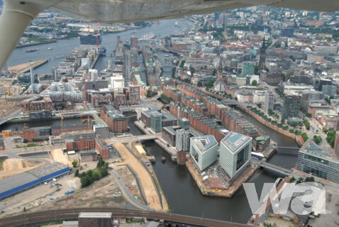 Bebauung der Ericusspitze in der HafenCity – Spiegel-Gebäude  | © wa wettbewerbe aktuell