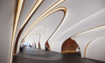 New Dnipro Metro stations | Zaha Hadid Architects, London | Render by ATCHAIN