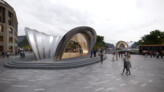 New Dnipro Metro stations | Zaha Hadid Architects, London | Render by ATCHAIN