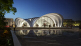 New Dnipro Metro stations | Zaha Hadid Architects, London | Render by ATCHAIN