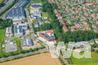 Neubau Feuerwache Nordstraße Osnabrück - Luftaufnahme August 2021 | © wa wettbewerbe aktuell