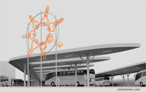 Kunst am Bau – Umbau und Kapazitätserweiterung des Zentralen Omnibusbahnhofs (ZOB)