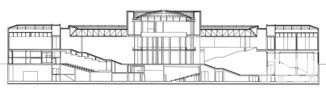 Längsschnitt | © Stephan Braunfels Architekten, München