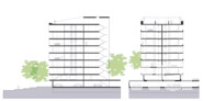 2. Rang Solitär  Carsten Roth Architekt, Hamburg – Schnitt A-A und B-B | © 2. Rang Solitär  Carsten Roth Architekt, Hamburg – Schnitt A-A und B-B