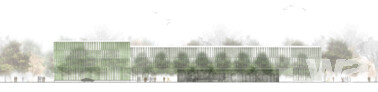 Westansicht | © Architektengemeinschaft Zimmermann . Architekten BDA, Dresden 