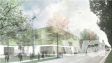 Straßenraumperspektive | © Architektengemeinschaft Zimmermann . Architekten BDA, Dresden 