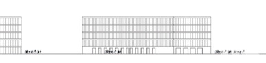 1. Preis Daller Architekten, Stuttgart, Ansicht von Nordosten (Planstrasse 1)
