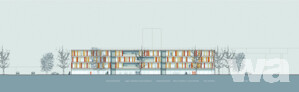 1. Preis Matern und Wäschle Architekten, Paderborn, Ansicht Windeckstrasse