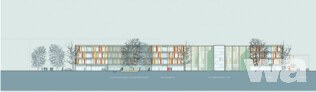 1. Preis Matern und Wäschle Architekten, Paderborn, Ansicht Planstrasse